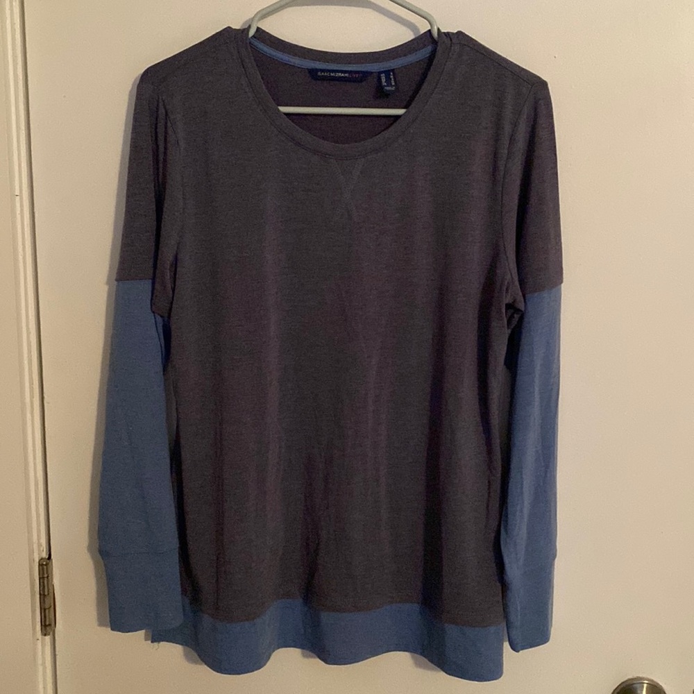 Isaac Mizrahi Long sleeve tunic top